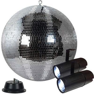 Disco Ball with 2 x Pin Spots